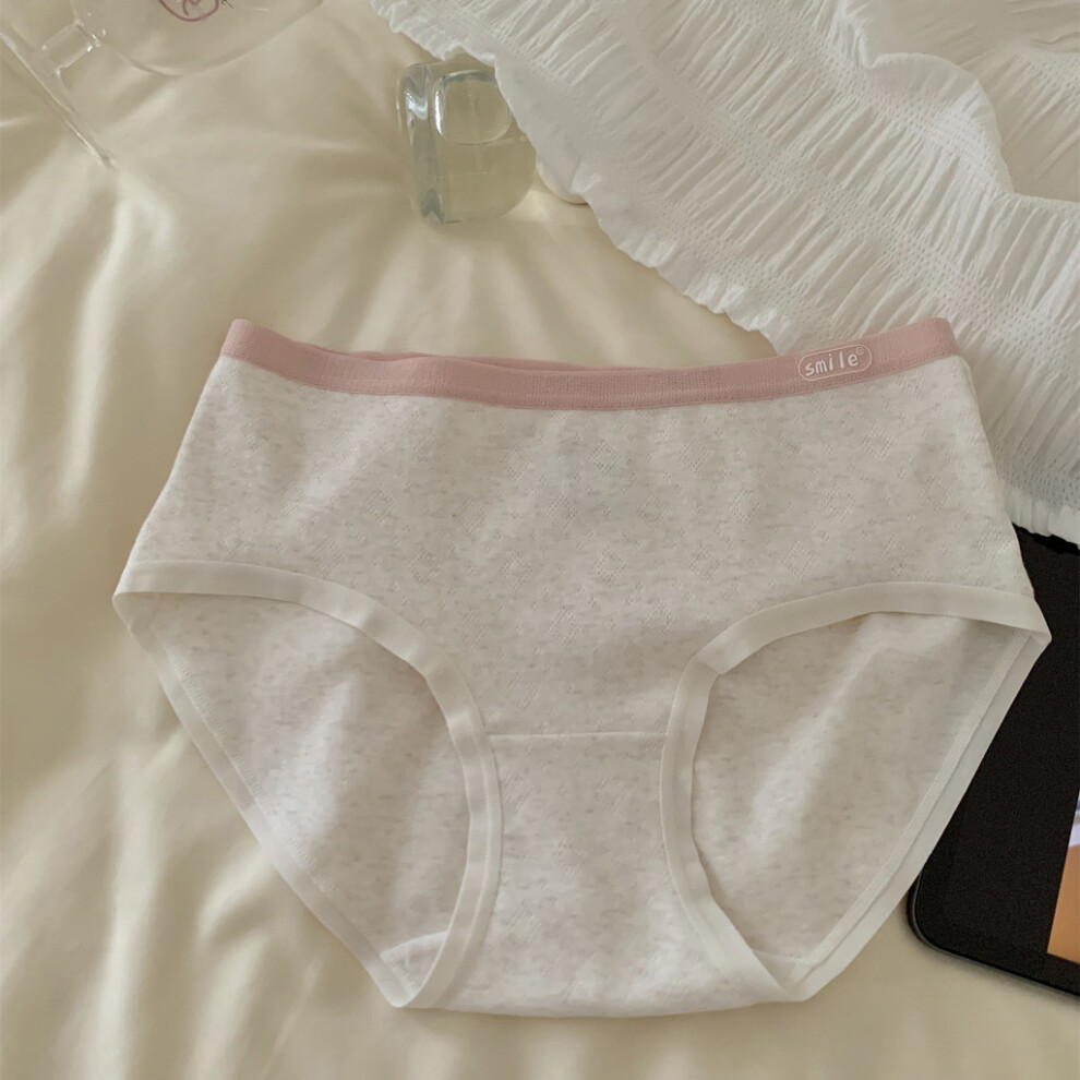 (Pink,XL)Sous-vêtements femme coton premium taille moyenne couleurs élégantes ajustement confortable pour une utilisation quotidienne