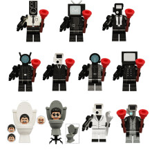 11pcs Toilet Man Series Audio Man TV Man Monitor Man Minifigure Kid Toy