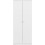 Seconique 2 Door Double Wardrobe White Gloss - Denver Closet with Hanging Rail 5
