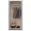 Seconique 2 Door Double Wardrobe Grey Gloss - Denver Closet with Hanging Rail 3