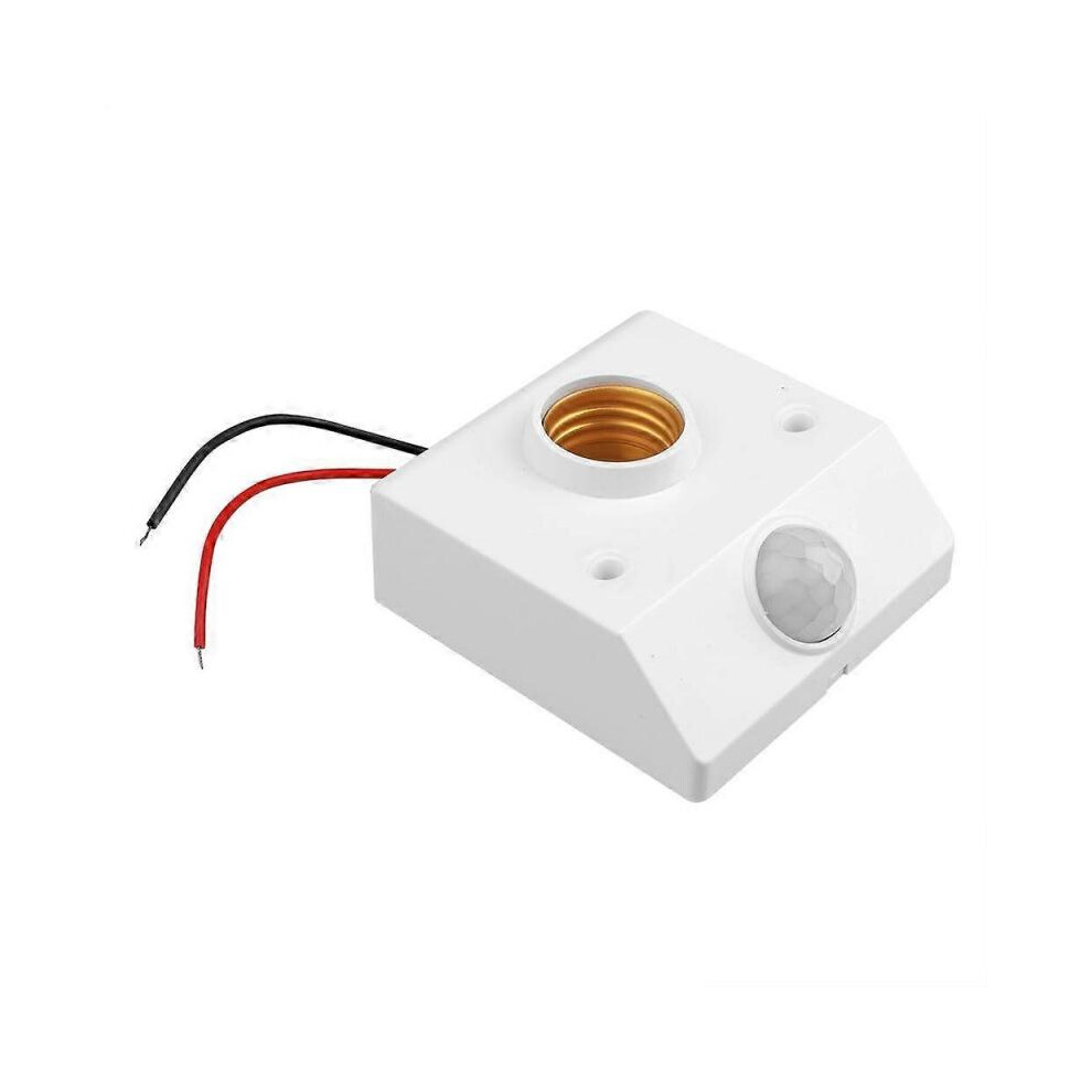 (1PCS) Lamp Base E27 AC LED Bulb Base Infrared IR Sensor Automatic Wall Light Holder Socket Motion Detector