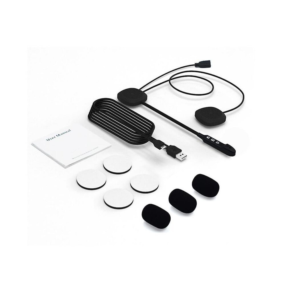 SK-bb04 Motor Wireless Bluetooth 5.0 Headset Motorcycle Helmet Speakers Stereo Earphone Voice Control Hands-free Call Mp3 Music Player Riding Headset