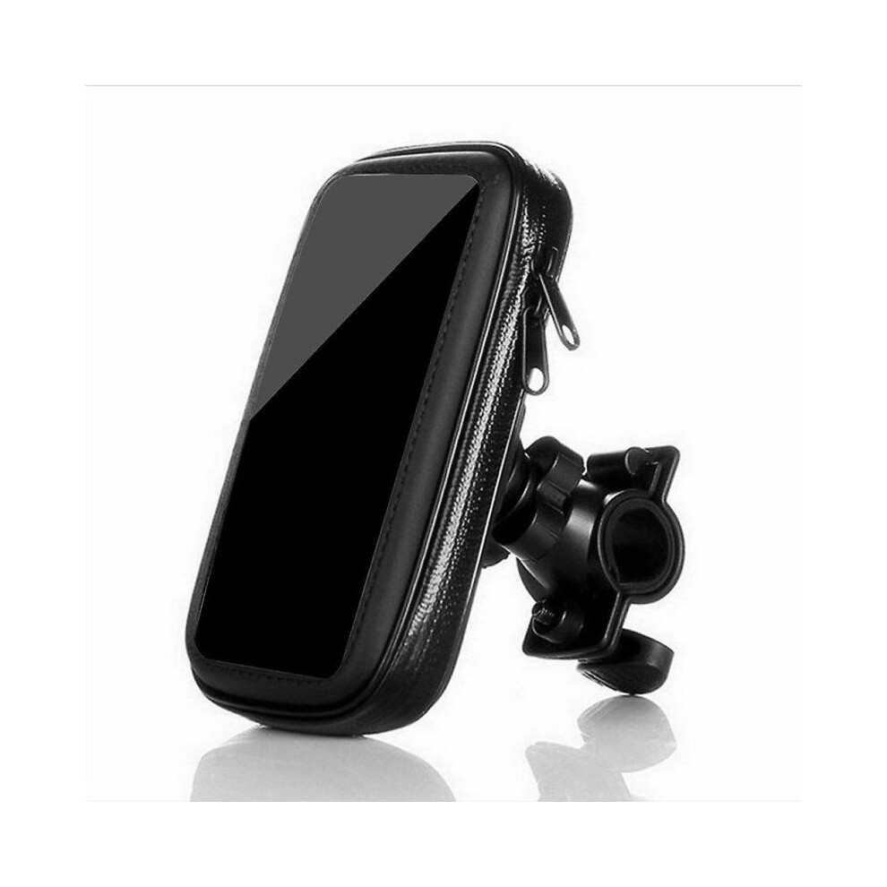 Car Motorcycle Holder GPS Navigation Stand Moto Waterproof Case with 360 Degree Phone Case Bag