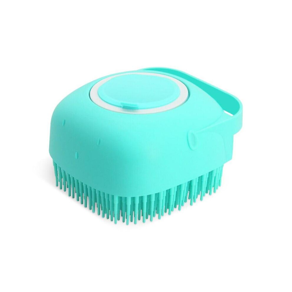 Cat Dog Pet Bath Brush Shampoo Massage Brush Puppy Cat Massage Comb Grooming Brush Soft Silicone Scrubber Shower Brushes Pet Accessories Cleaning Tool