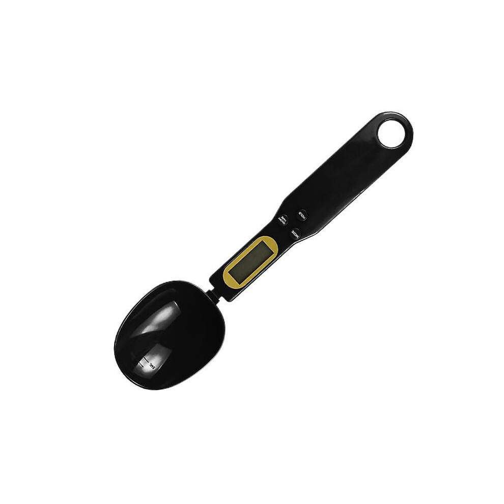 (black) Portable 500g/0.1g Kitchen Measuring Spoons Electronic Spoon Weight Food LCD Display Food Scale