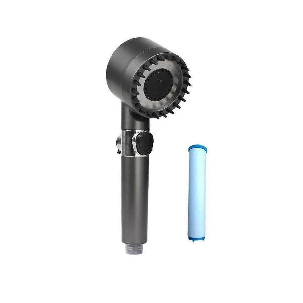 3-modes Adjustable Pressurized Shower Head Handheld Pressurized Water Saving ShowerHead One-Key Stop Water Massage Shower Head with Filters