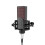 Microphone Shock Mount with Filter Windscreen Reduce Noise Anti Vibration Screen Stable Easy Install,Black 6