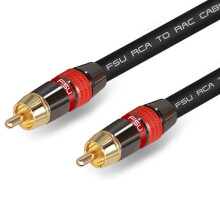 Digitale audiokabel Premium stereo naar coaxiaal SPDIF mannelijke luidspreker Hifi subwoofer AV 2M