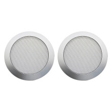 Ceiling Speaker Grille, 4-Inch Embedded Audio Grille(Silver)