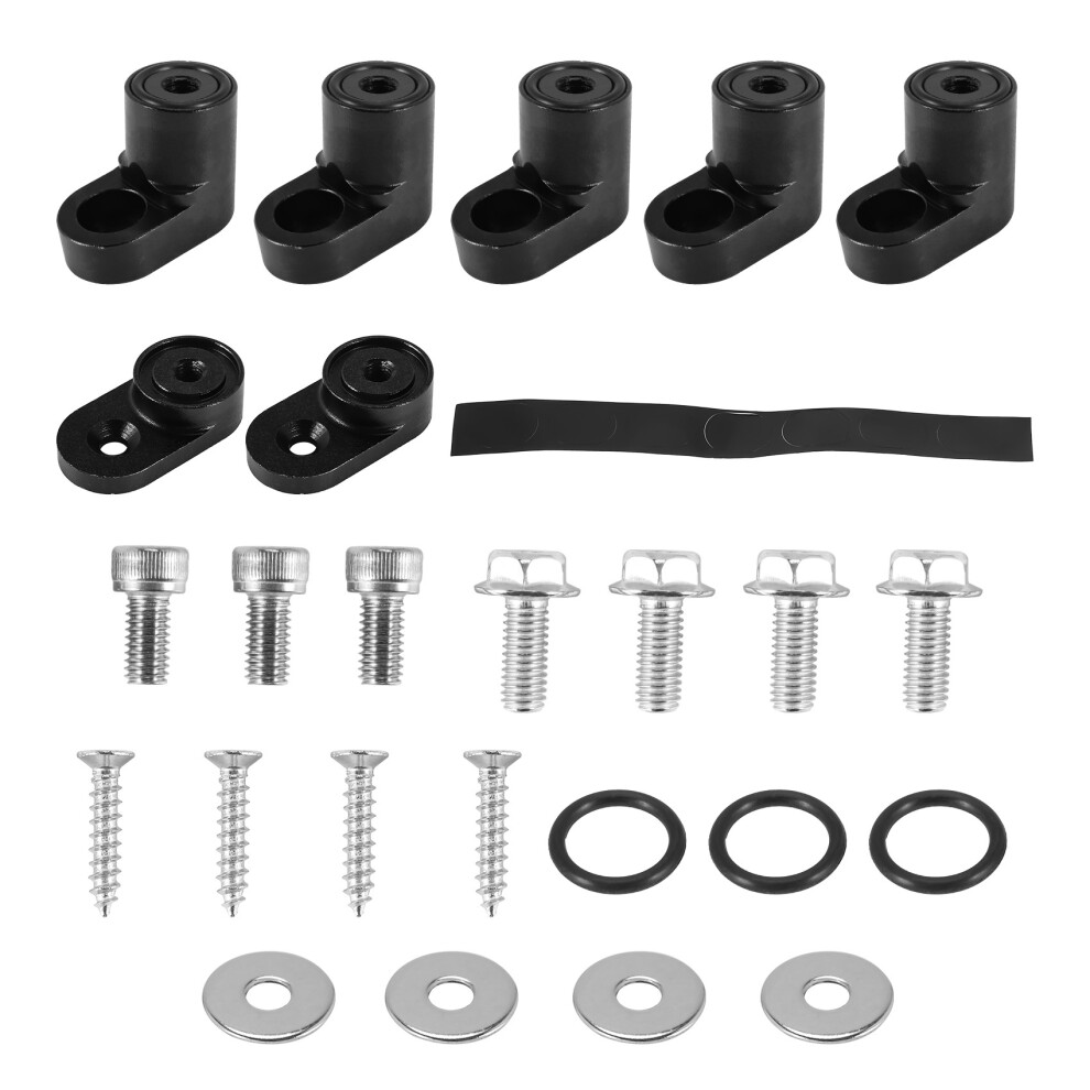 Car Rear Trunk Spoiler Wing Riser Lift Extension Kit For Focus Hatchback 4Dr 2013-2019 - 2016-2019 Black 4853769011529