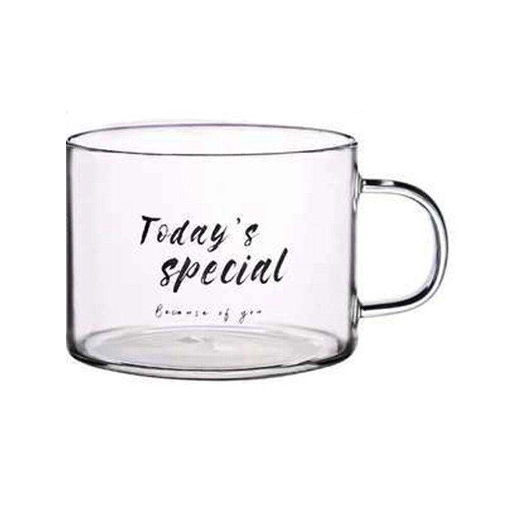 Letter Glass Cup Large with Handle Mug Office Tea Dessert Oatmeal Breakfast C-image-OPC-PGZVPPN-NEW