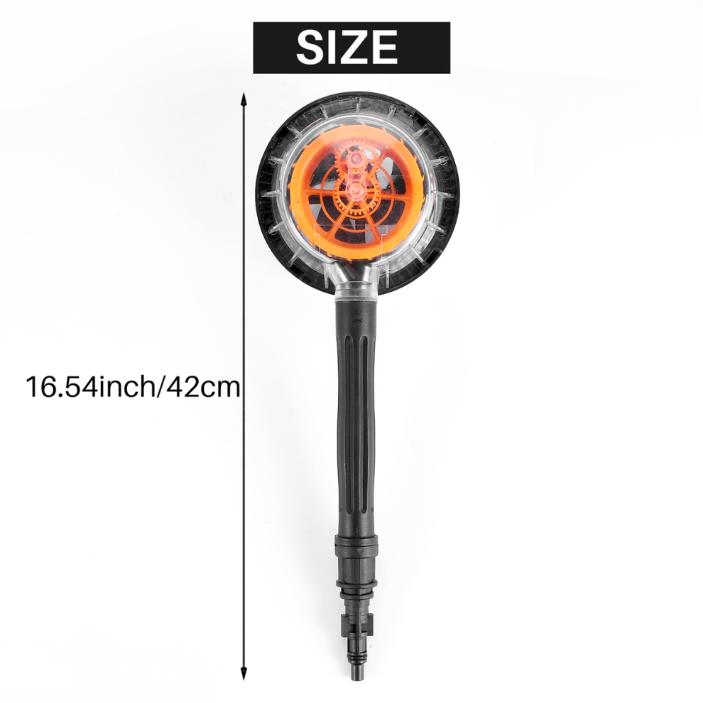 Car Rotating Round High Pressure Water- Cleaning Wash Brush For 4851966898707