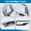 Car Front Headlight Head Light Lamp Lens Shell Cover Replacement for Range Evoque 2012-2015 Right 8
