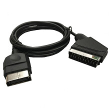 1.8M/70.87in RGB SCART Cable 24Pin High Difination Fit for TV AV, Scart 360 Game Console