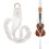 Suporte de parede para ukulele em macramê para estojo decorativo de 21 polegadas, kit alternativo, A 6