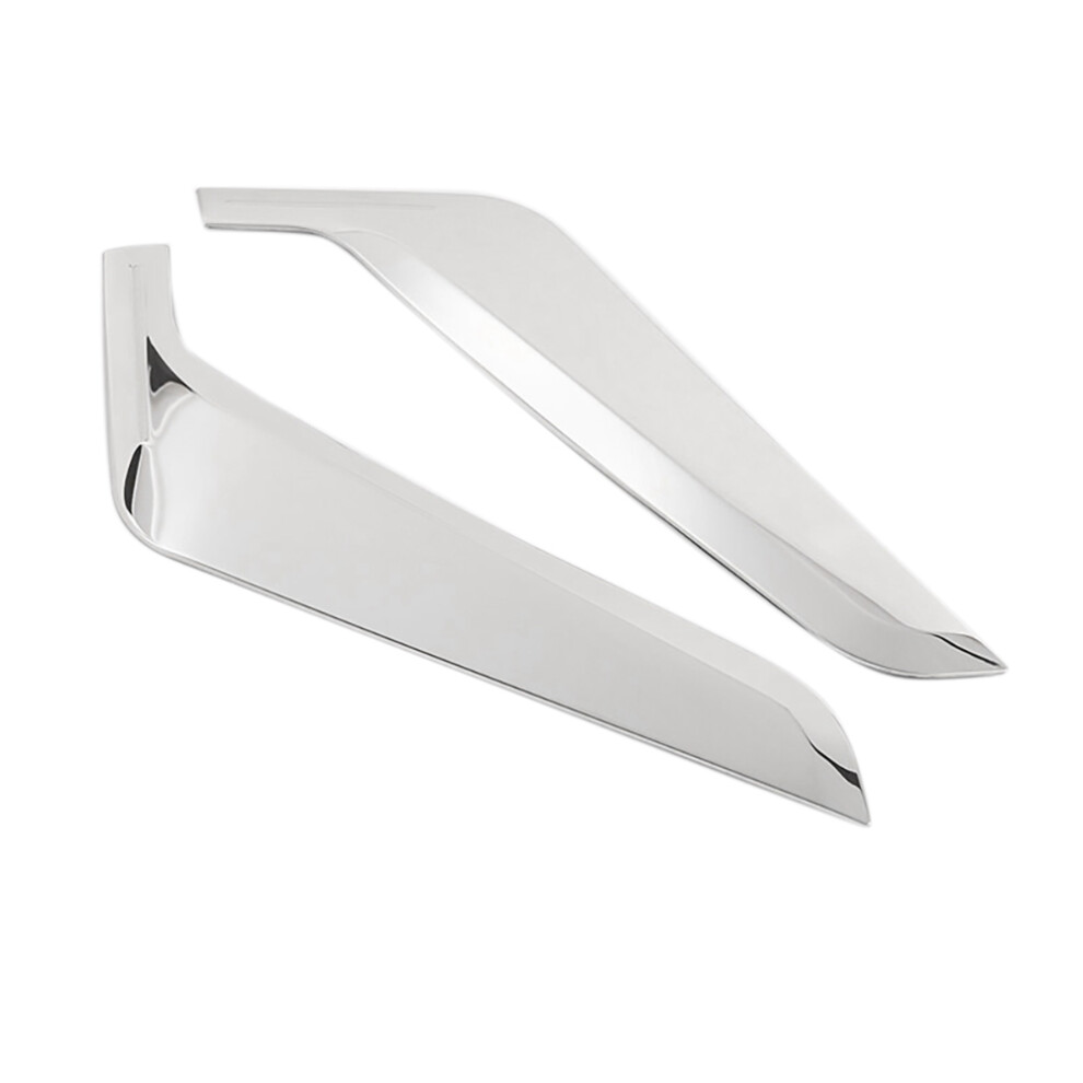 Paar SeitenverkleidungszubehöR Aus Verchromtem Edelstahl FüR 5Er-Serie F10 520Li 525Li 530 535Li 2011-2017-image