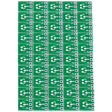 50 Stücke SOT23 SOT23-3 Drehen SIP3 Doppelseitige SMD DIP Adapter Konverter Platte SOT SIP IC Sockel PCB Board DIY Kit