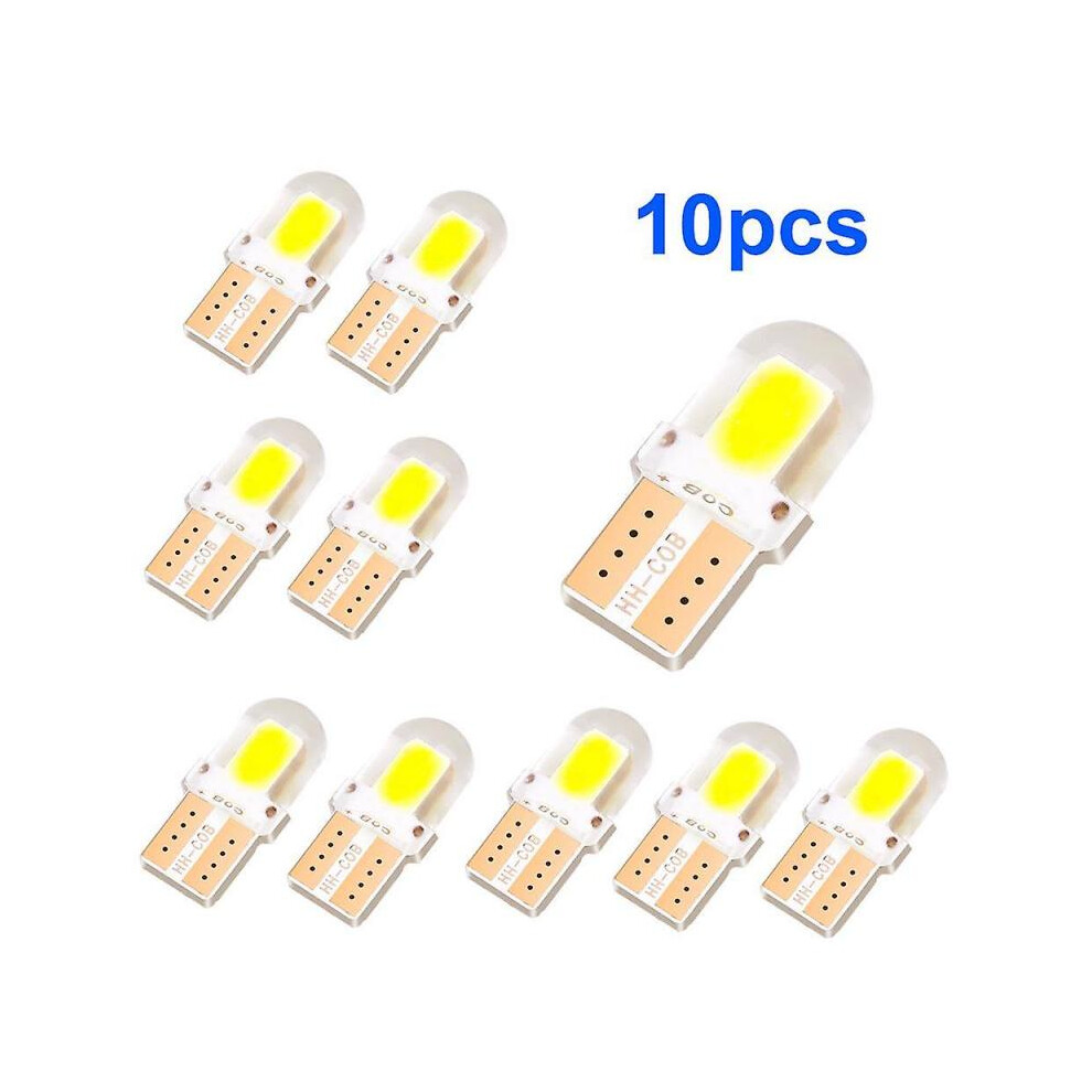 10 pcs COB Light 4 Chips LED W5W T10 194 168 W5W 4SMD for Parking Bulb Wedge Clearance Lamp