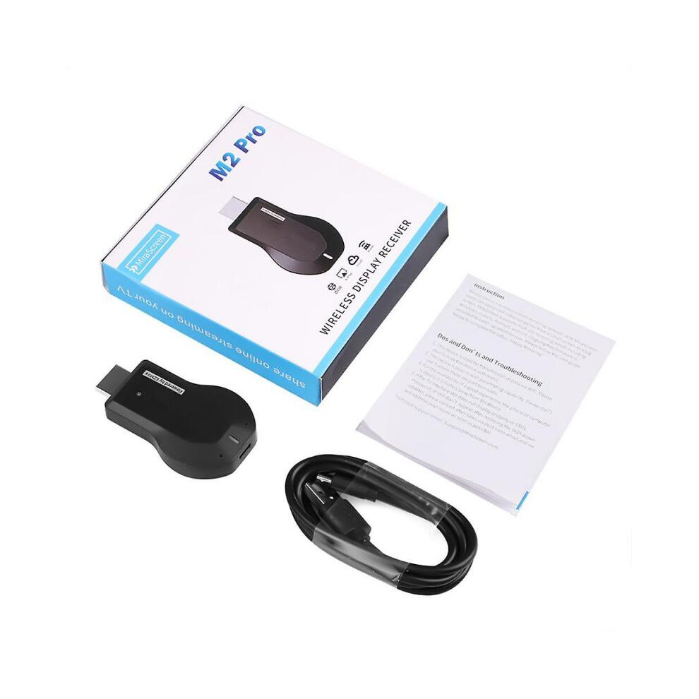 M2 Pro Wireless WiFi TV Stick Display TV Dongle HDMI-compatible Smart TV Screen Projector 1080P 4K for DLNA IOS Andorid