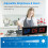Gym Timer,LED Interval Timer Digital Countdown Wall Clock Fitness Timer,1.5Inch Digits Down/Up Stopwatch for Home 6