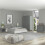 Seconique 3 Door Triple Wardrobe Grey Gloss, Denver Bedroom Closet/Hanging Rail 6