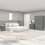 Seconique 3 Door Triple Wardrobe Grey Gloss, Denver Bedroom Closet/Hanging Rail 7