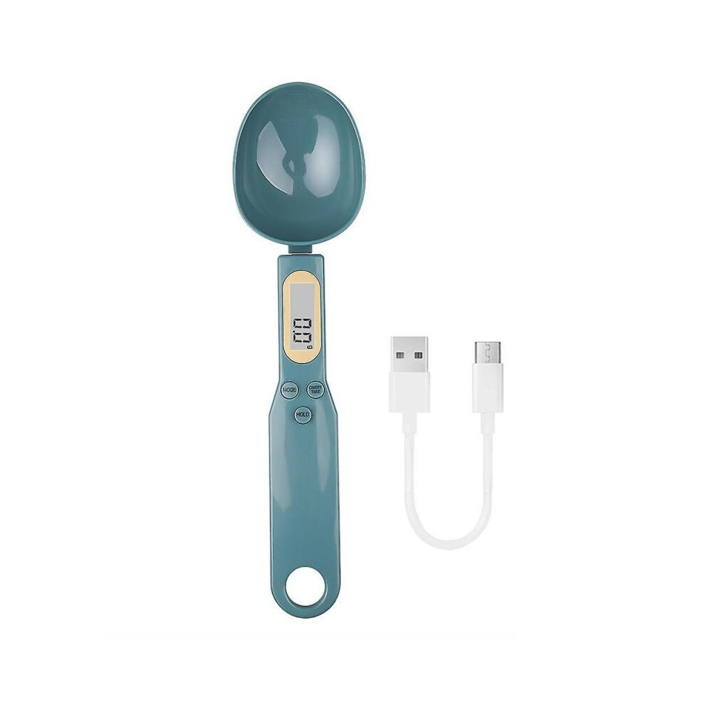 0.1g -500g USB Charging Digital Measuring Spoons Kitchen Electronic Spoon Scale Gram Food Scales Weighting Spoon with LCD Display