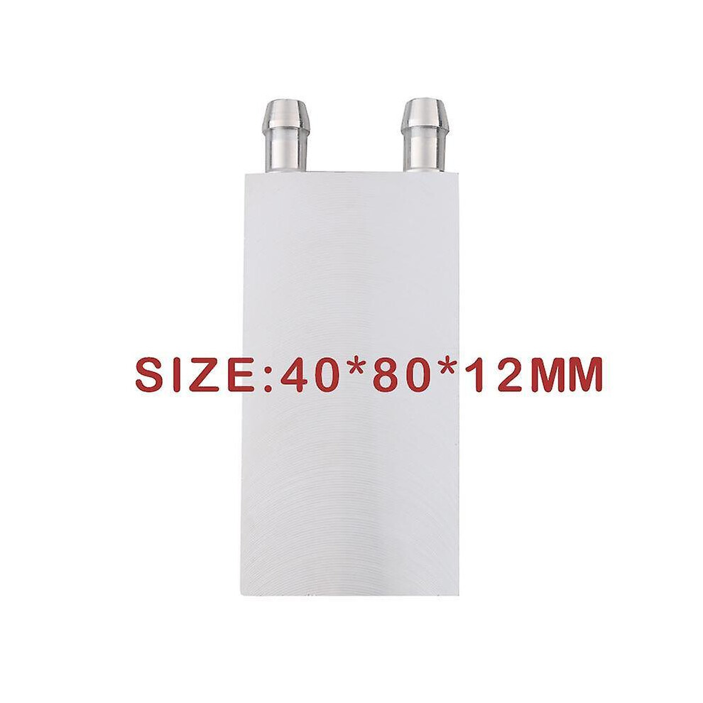 (40x80x12mm) Primary Aluminum Water Cooling Block Heat Sink System For PC Laptop CPU for Liquid Water