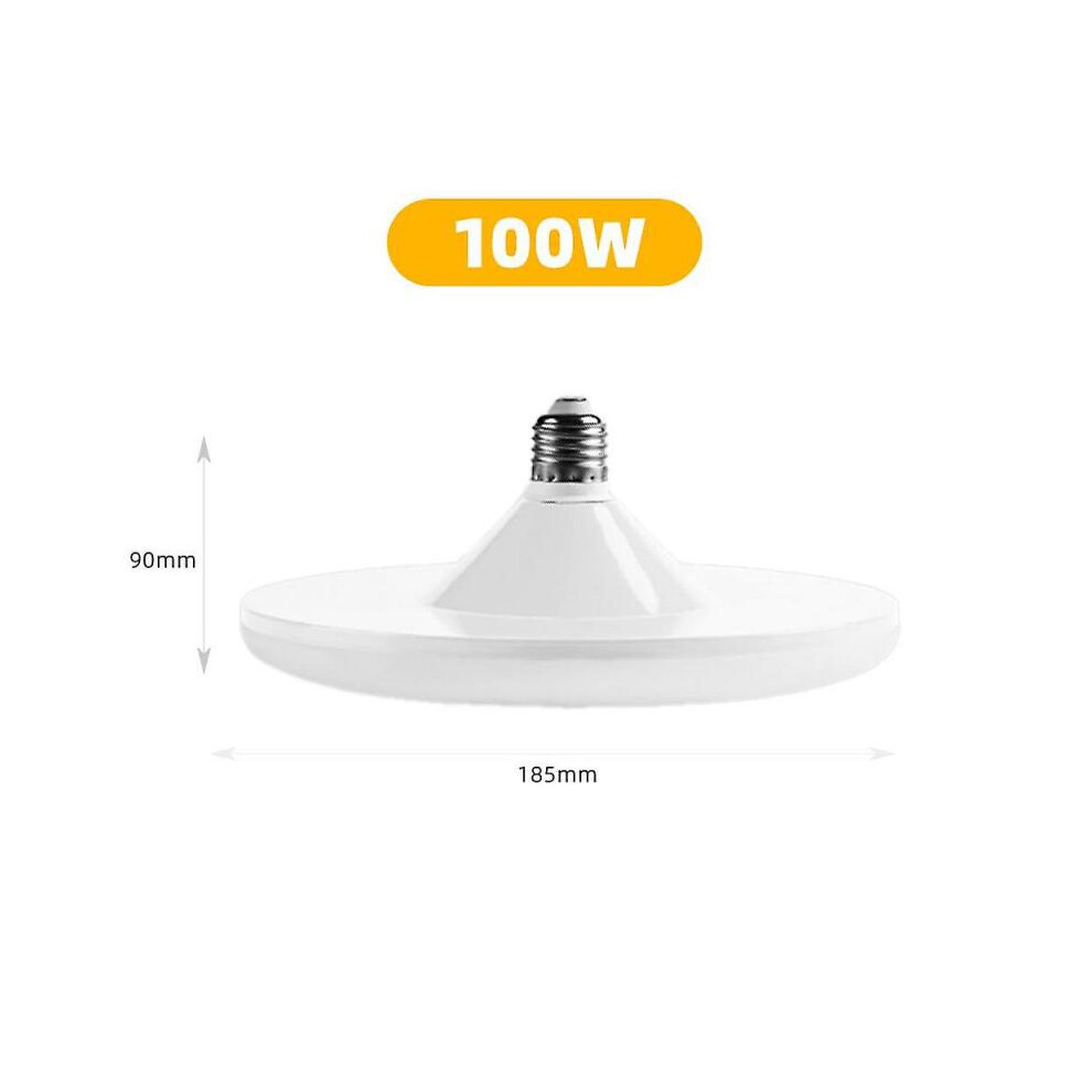 (100W) 100/60/40/30/20W 220V E27 Energy Saving LED Lights SMD High Brightness Living Room Ceiling Lamps E27 Base No Noise Light Wide Range UFO LED Light