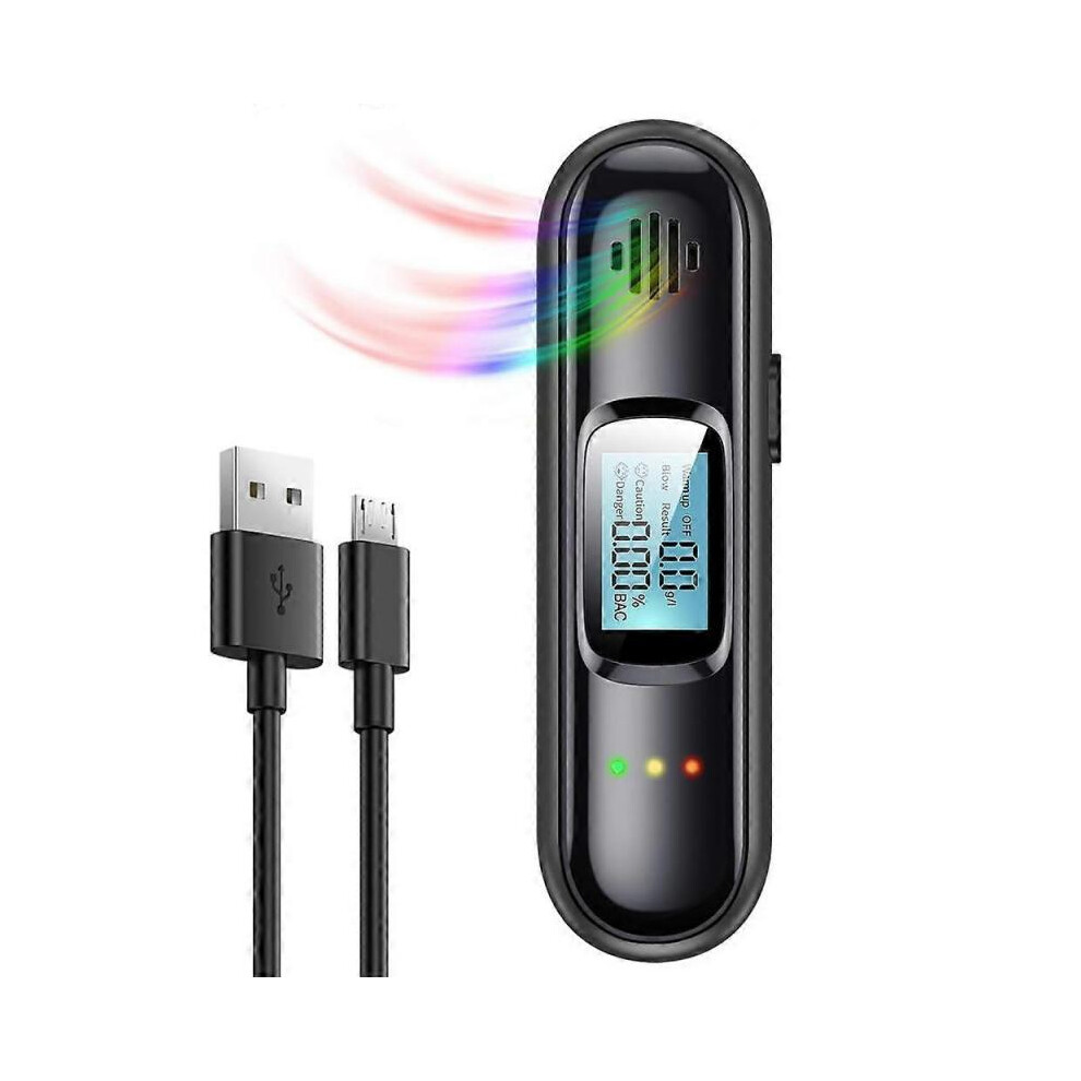(T01) 2024 NEW Non-Contact High-Precision Alcohol Tester Professional Alcohol Detector Breath Tester Breathalyzer Car Portable Air Detector Alcoholimeter