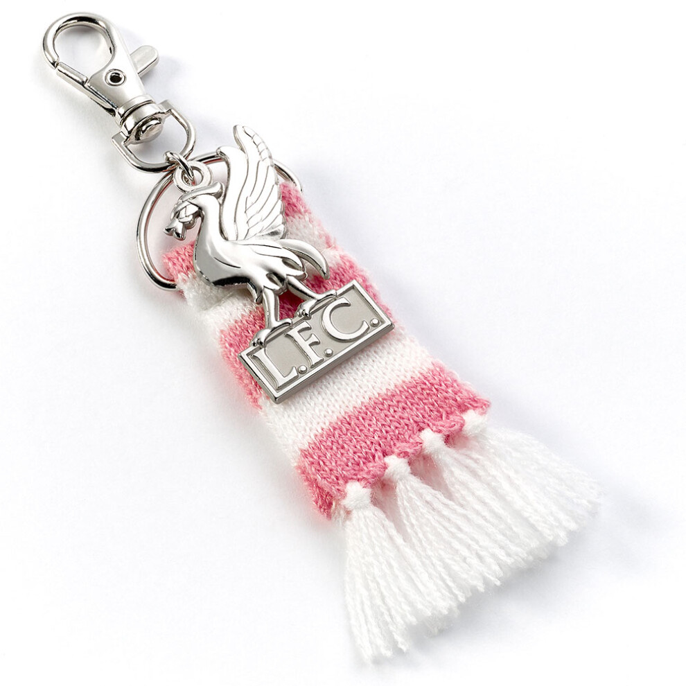 Liverpool Fc Pink Bar Scarf Bag Charm Official Licensed Product
