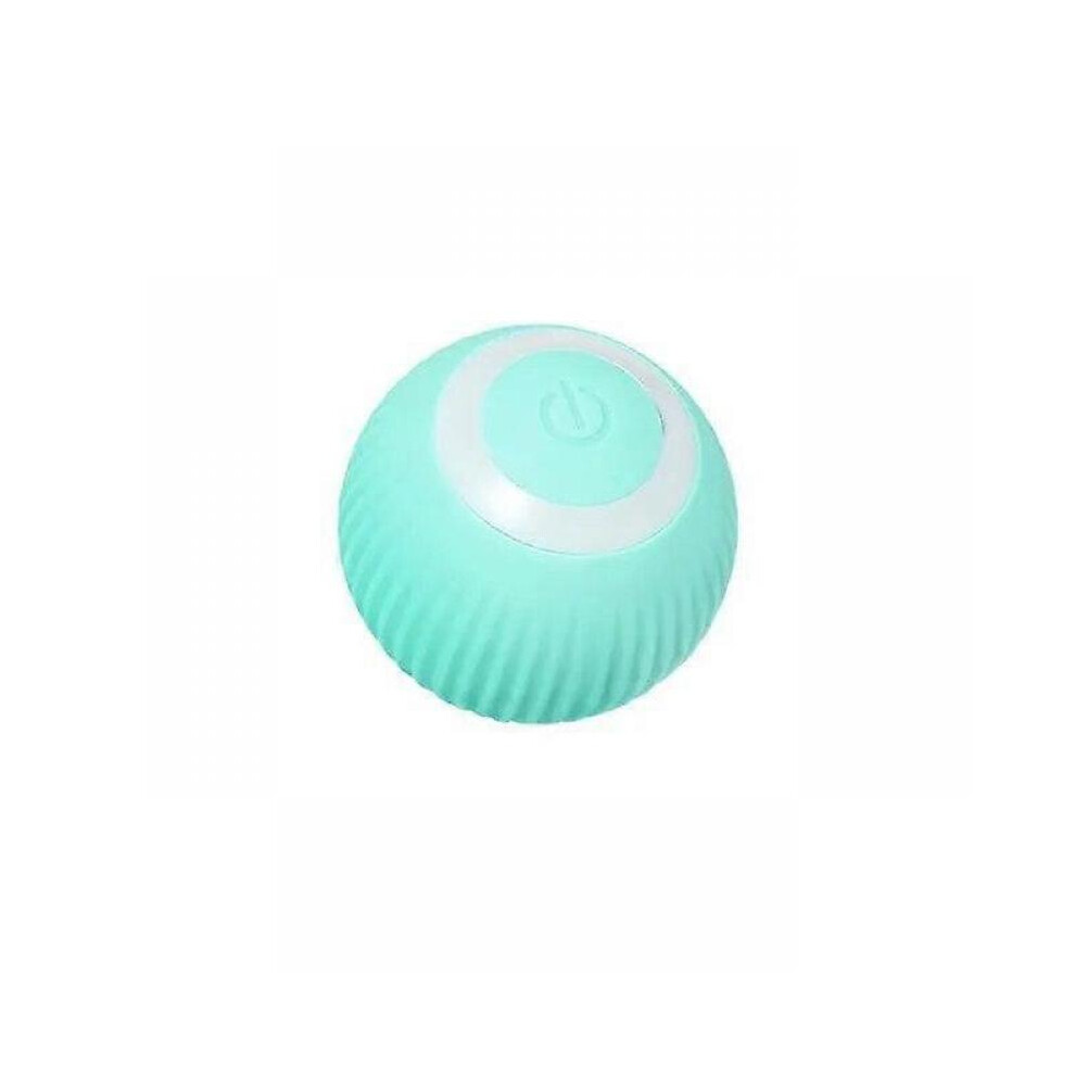 (blue) Electric Cat Ball Toys Automatic Rolling Smart Cat Toys Interactive for Cats Training Self-moving Kitten Toys for Indoor Playing