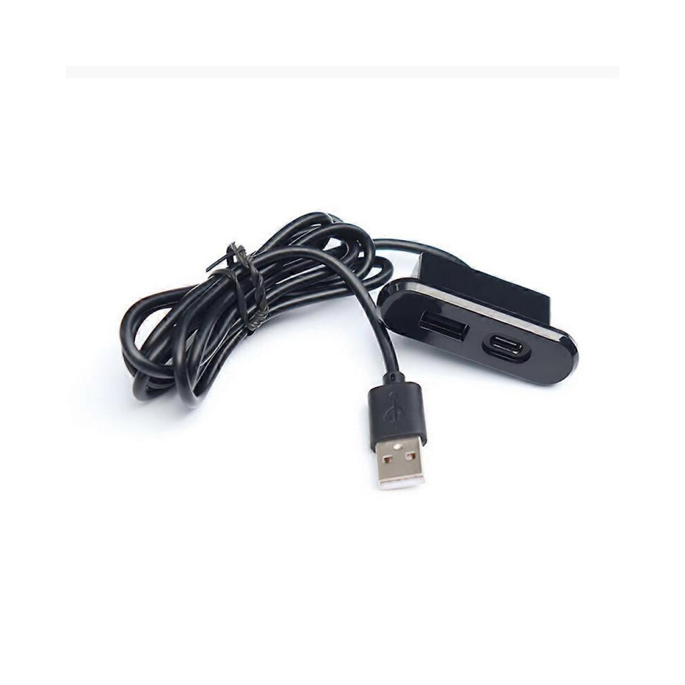 Desktop Embedded USB Socket Furniture Desk Portable Dual USB Charging Plug Computer Desk Office Furniture Accessories