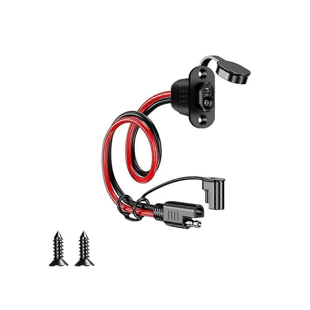 (1PC) 1/2 Sets SAE Quick Connector Harness SAE Adapter Male Plug to Female Socket Cable 12AWG SAE Extension Cable Waterproof ForCharger