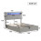 Ottoman Lift Storage Bed Fully Upholstered Bed with small pockets 6