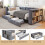 Upholstered bed, 3FT single bed 90x190cm, Daybed sofa bed With light strip 6