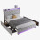 Upholstered Bed, 4ft6 double bed 135x190cm, Storage Bed,  Metal underbed bracket Grey 10
