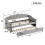 (Velvet) Upholstered Bed bottom with trundle bed easy assembly 3FT single bed 4