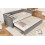 (Linen) Upholstered Bed bottom with trundle bed easy assembly 3FT single bed 4