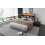 (4ft6 double bed 135x190cm) Upholstered Bed door storage With LED light strip, 3 USB port+1 Type C 9