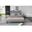 (4ft6 double bed 135x190cm) Upholstered Bed door storage With LED light strip, 3 USB port+1 Type C 8