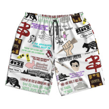 (Buffy The Vampire Slayer Collage_10526) Famgem Men's Beach Shorts Hawaiian Swim Trunks with Pockets Quick Dry Board Swimwear Bathing Graphic Printed Suit for Surfing Lounge Running Gifts