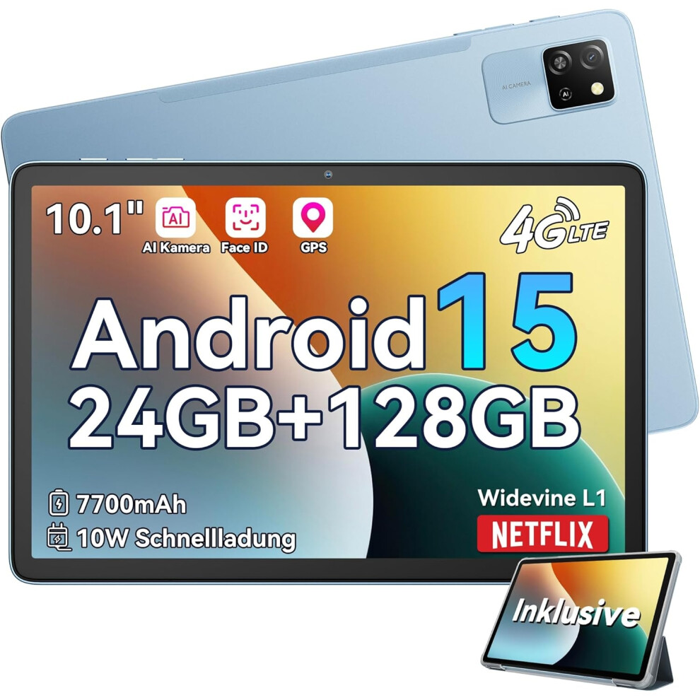 Blackview (4G+128G, Blue) Tab 60 Pro Android Tablet