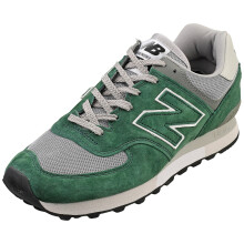 (38) New Balance 576 MADE IN ENGLAND Herren Fashion Sneaker in Gr?n Grau