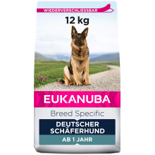Eukanuba Breed Specific Deutscher Sch?ferhund Trockenfutter - optimal auf die Rasse abgestimmtes Premium Hundefutter mit Huhn, 12 kg