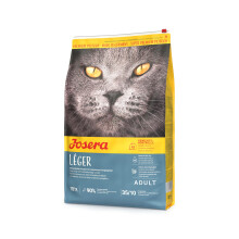 JOSERA L?ger (1 x 10 kg) | Adult | Premium Trockenfutter f?r ausgewachsene sterilisierte oder ?bergewichtige Katzen | Gefl?gel | wenig Fett & viel Pro