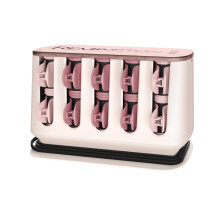 Remington Lockenwickler gro? - elektrisch aufheizbar [20 St?ck in 2 Gr??en/Farben: 8x25mm, 12x32mm] OPTIheat & Ionen-Technologie, beflockt mit Wachske
