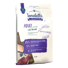 Sanabelle Adult mit Strau? | Katzentrockenfutter f?r ausgewachsene Katzen (ab dem 12. Monat) | 1 x 10 kg
