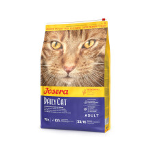 JOSERA DailyCat (1 x 10 kg) | Adult | Premium Trockenfutter f?r ausgewachsene Katzen | Gefl?gel & S??kartoffel | erlesene Kr?uter & gesunde Fr?chte |