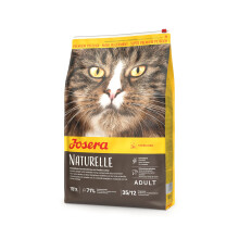 JOSERA Naturelle (1 x 10 kg) | Adult | Premium Trockenfutter f?r ausgewachsene sterilisierte Katzen | Gefl?gel & Forelle | mit moderatem Fettgehalt |